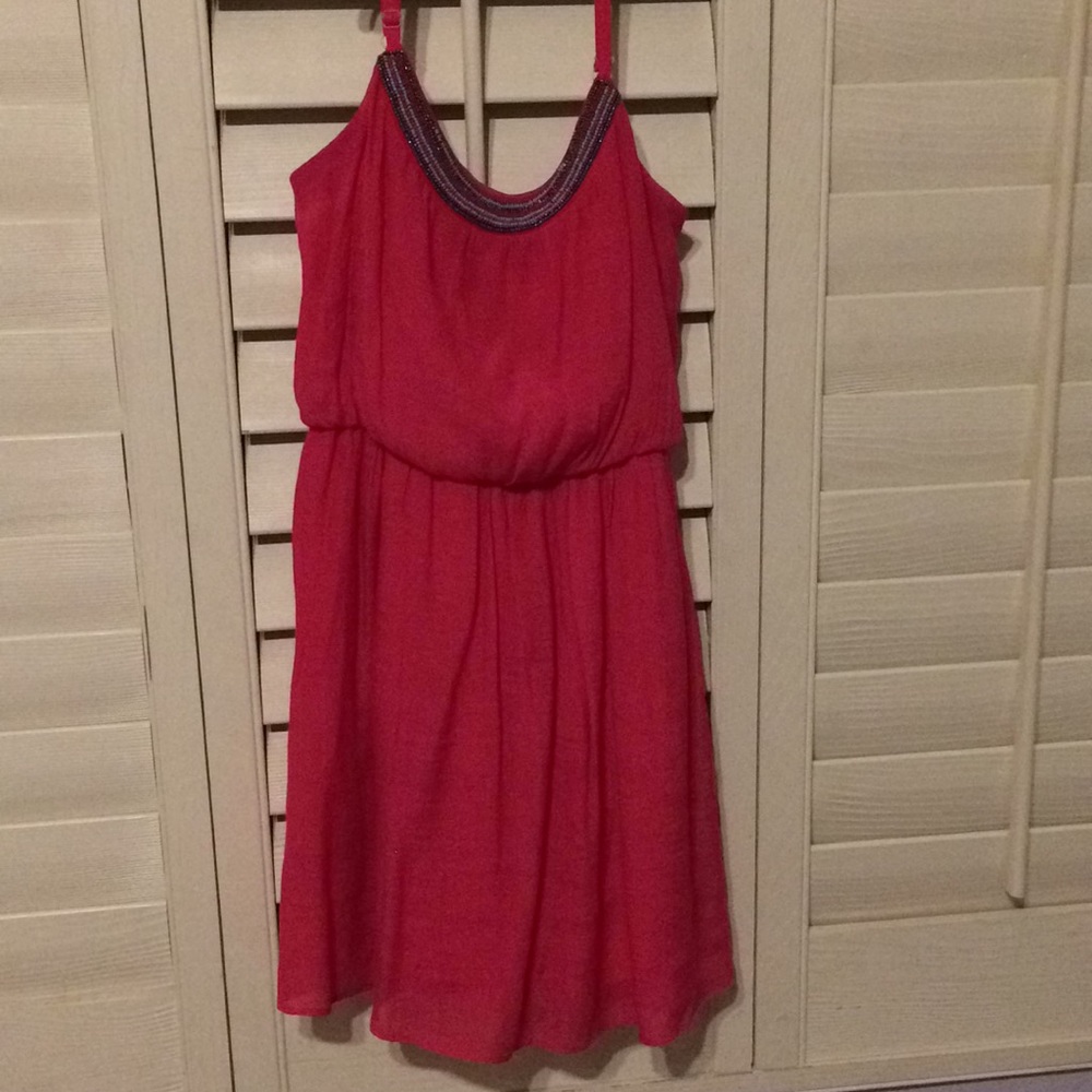 Pink Beaded Dress